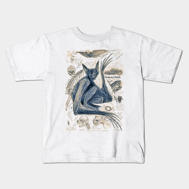 Pipisanguisuge - Vampire Bat Kids T-Shirt by Ballyraven